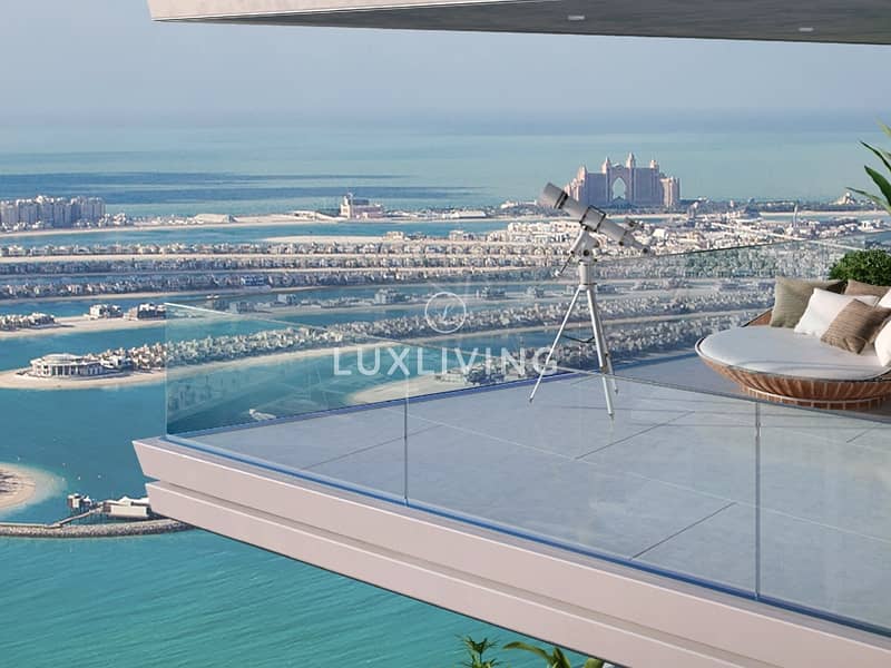 位于迪拜港，艾玛尔海滨社区，海滩风光公寓小区 10 卧室的住宅楼层 40000000 AED - 6018191