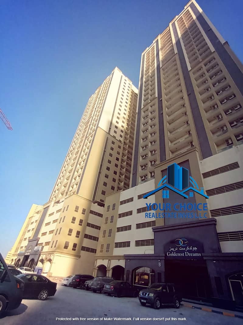 位于阿联酋城，金冠梦想大厦 1 卧室的公寓 16000 AED - 6675893