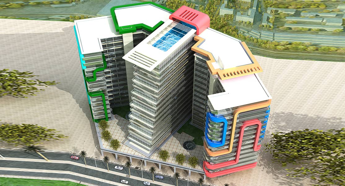 位于迪拜硅绿洲，阿拉伯之门公寓小区 的商铺 2455000 AED - 6701893