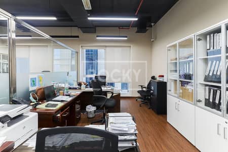 Office for Sale in Sheikh Zayed Road, Dubai - Fitted and Partitioned | Close to Metro