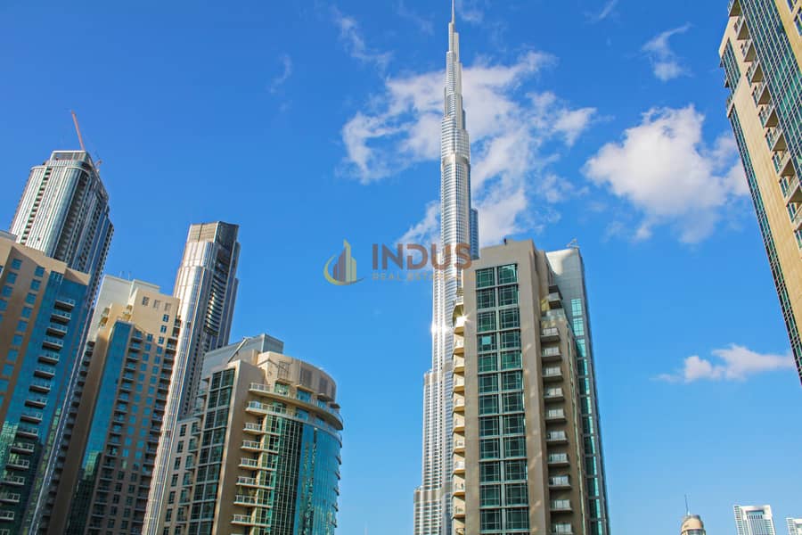 Live with a View| Full Burj and Fountain|2Br+Study