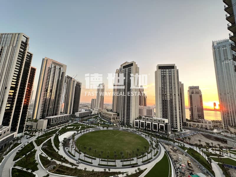 شقة في برج أفق الخور 1،أفق الخور،مرسى خور دبي 2 غرف 125000 درهم - 6705475