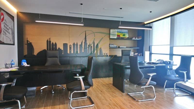 FULL FITTED AND FURNISHED OFFICE IN JLT