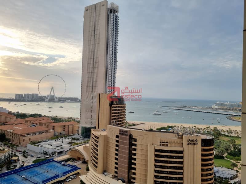 位于迪拜码头，皇家海洋塔楼 2 卧室的公寓 135000 AED - 6706516
