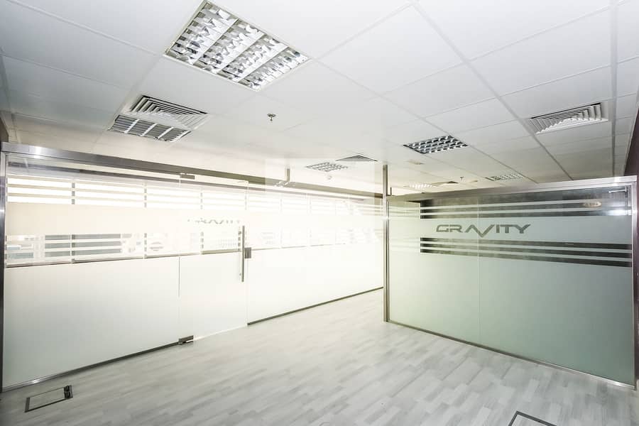 Fitted and partitioned office for rent