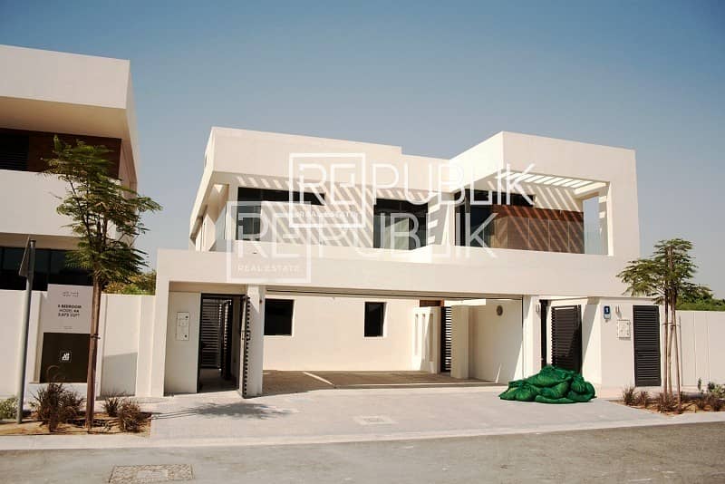 The Best Offer Single Row 5BR Villa in West Yas