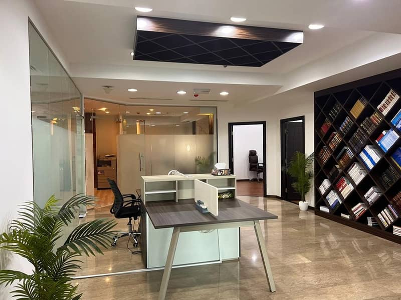 Fully Furnished Office for Rent|Al Ghanem Business Center|Al Majaz 3 |Sharjah