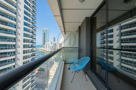 Studio for Rent in Dubai Marina, Dubai - Fully Furnished | Partial Sea View | Good Location