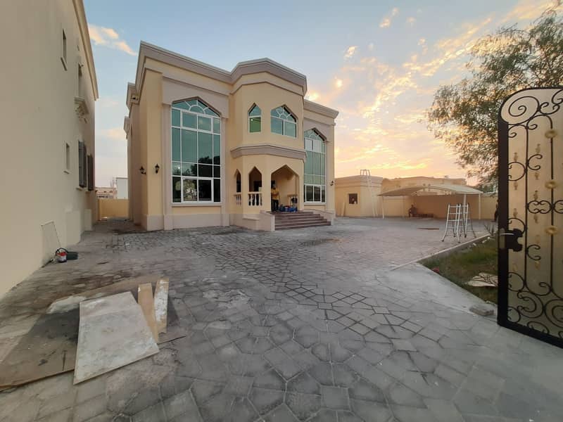 Stand Alone 6Bedroom Villa With Driver Room, Back Yard Front Yard Available For Rent In Mohammed Bin Zayed City.