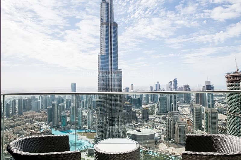 Burj Khalifa and Fountain Views | 4 Bedroom