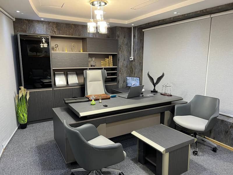 Executive Office with premium Furniture for Rent | EJARI | CEO Office for Rent | Premium Office