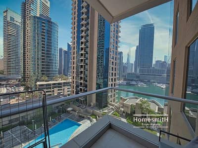 1 Bedroom Flat for Rent in Dubai Marina, Dubai - Marina View | Unfurnished | Ready to Move-In