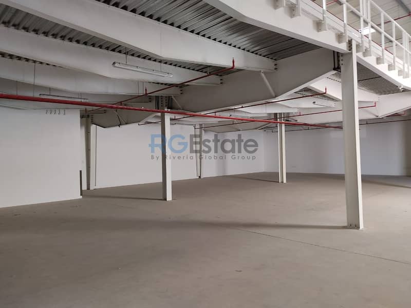 7,550 sqft Warehouse with Mezzanine Floor & Pantry Available For Rent in Al Warsan