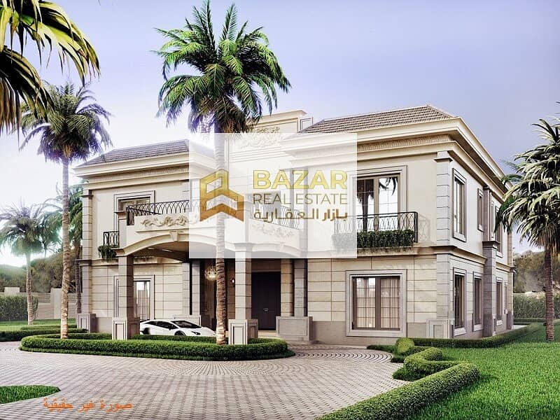 6 separate villas in Khalifa City/ prime location