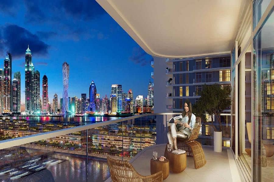 شقة في جراند بلو تاور 2،جراند بلو تاور،إعمار الواجهة المائية،دبي هاربور‬ 2 غرف 4300000 درهم - 6573079