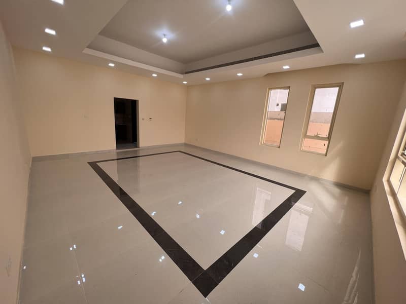 For rent a studio, a wonderful area, in the city of Al-Shamkha, the first inhabitant of an excellent monthly villa