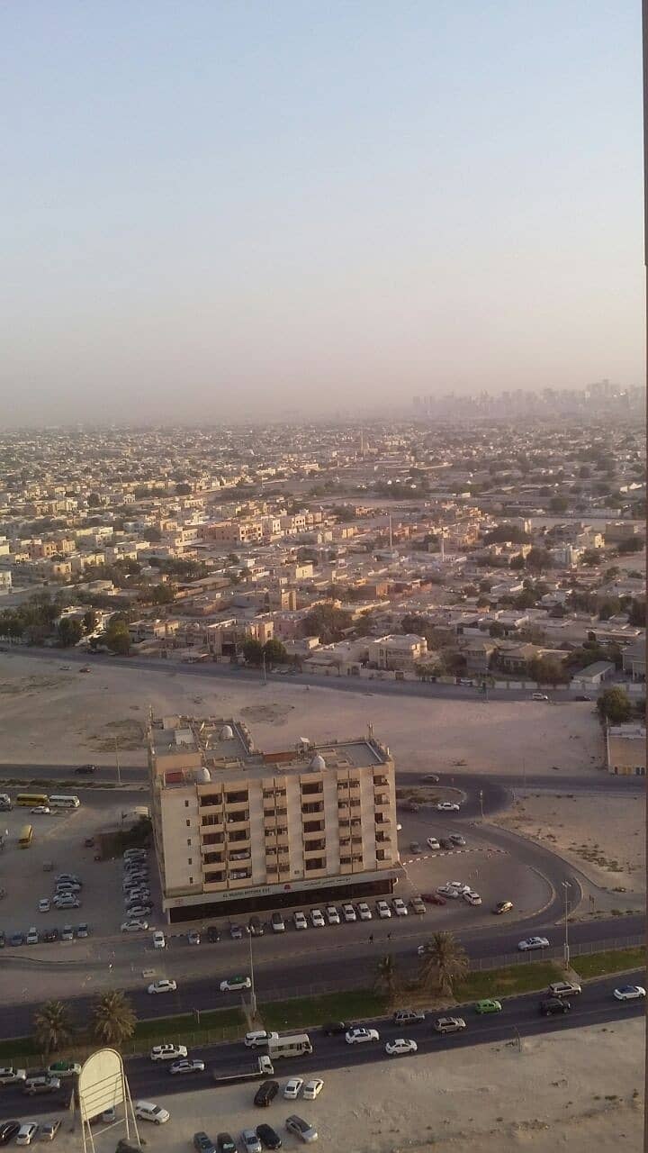 2 bhk biggest size  city view with parking in Ajman one tower