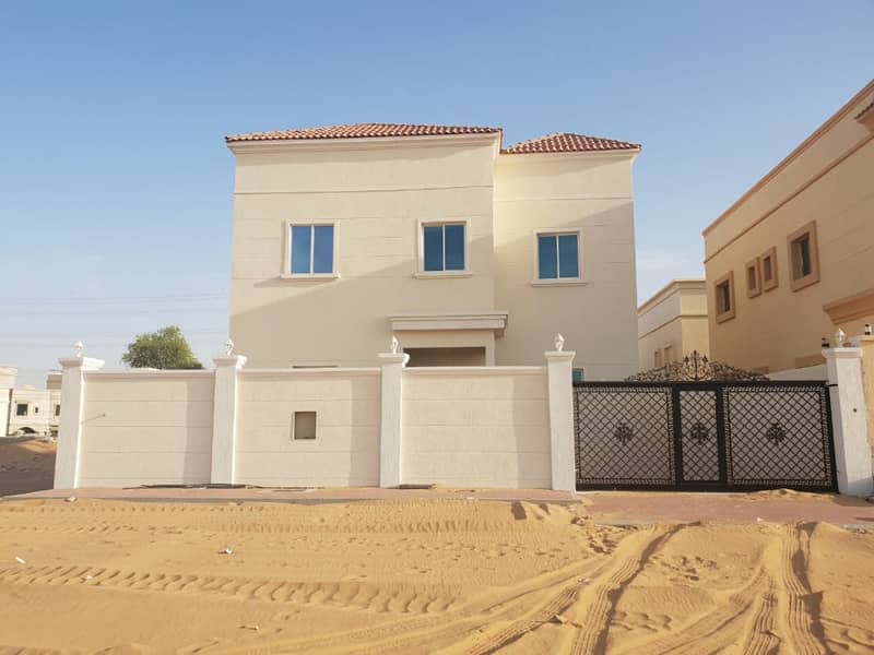 Free Hold Villa For Sale in ajman finishing and good price near Mohamed Ben zayed road