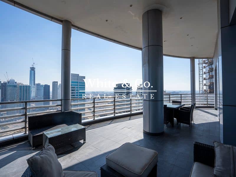 位于迪拜码头，奥拉码头大厦 4 卧室的顶楼公寓 770000 AED - 6719769