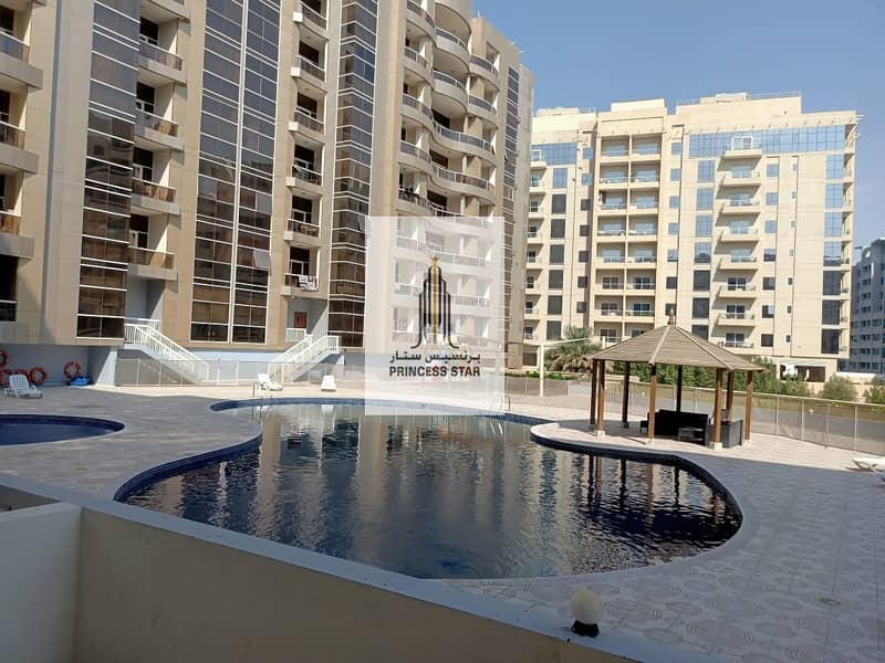 Large One Bedroom with Big Terrace in Axis 1, DSO, Dubai.