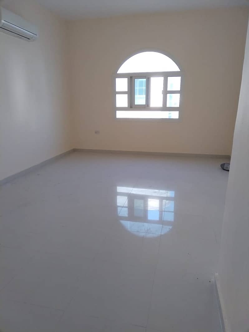 For rent in Al Shawamekh City, a new three-bedroom apartment, the first inhabitant, super deluxe finishing