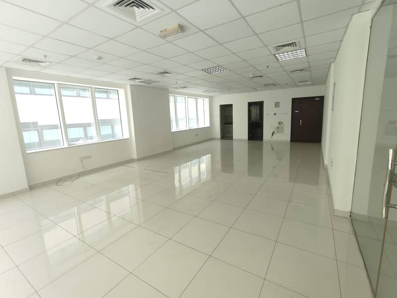 Ready to move in office with single glass partition !!