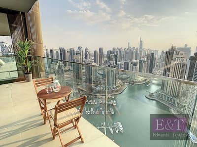 1 Bedroom Flat for Sale in Dubai Marina, Dubai - Vacant | Full Marina View | Fully Furnished