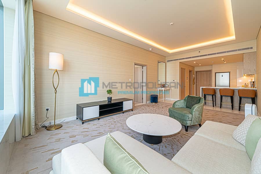 Marina and Dubai Eye View | Furnished | High Floor