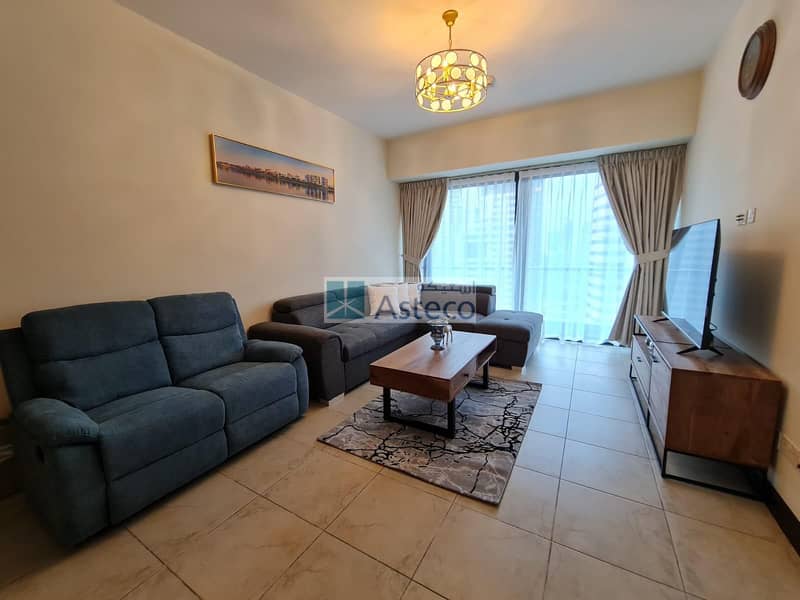 Furnished and Bright 2 Bed | Amazing Marina View