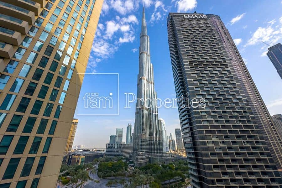 3 bed+Maid | Fully furnished | Full Burj View