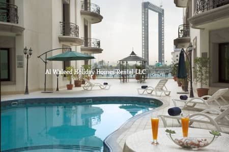 1 Bedroom Apartment for Rent in Bur Dubai, Dubai - Pool