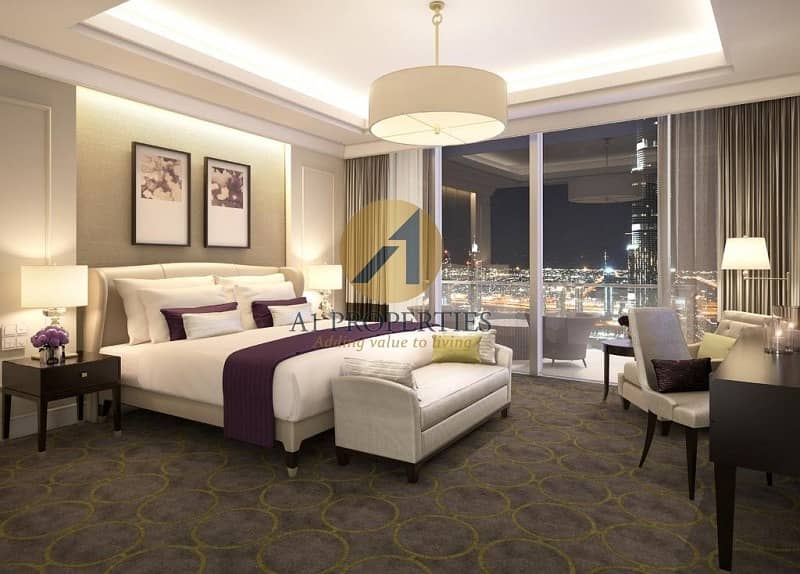 Luxurious 1BR facing Burj and Fountain