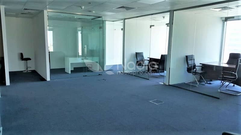 Fitted & Furnished Office with Partitions | Opal Tower | Business Bay
