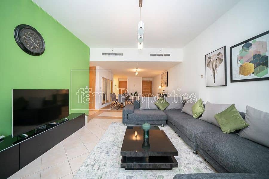 fully furnished- Stunning 2BR - Canal view
