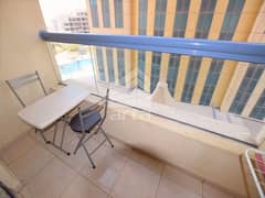Furnished Studio+ Balcony | Highly Well Maintained