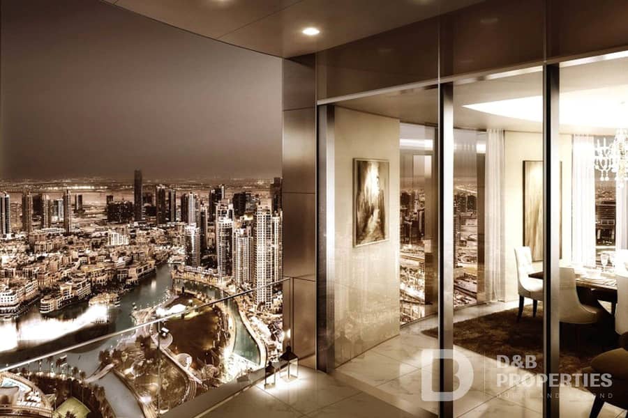 位于迪拜市中心，伊尔普利莫公寓 4 卧室的顶楼公寓 22500000 AED - 6735862