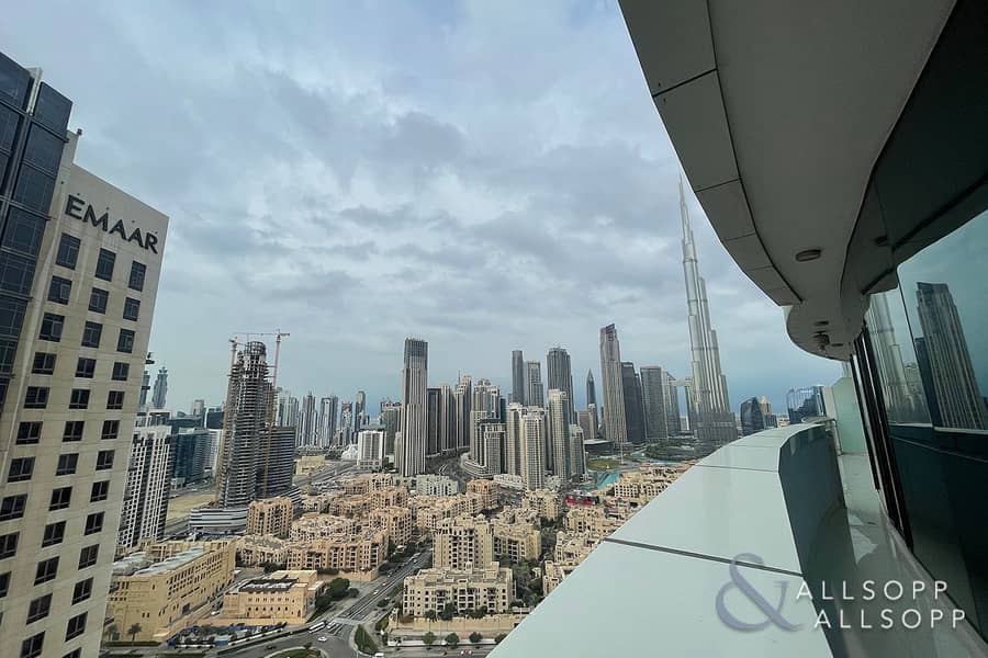 Burj Khalifa View | Fully Furnished | Vacant