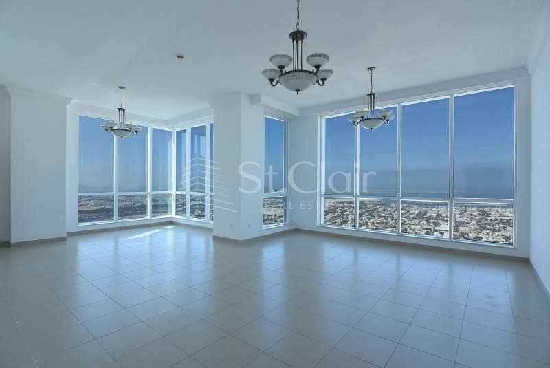 Magnificent View 3 BR+Storage High Floor