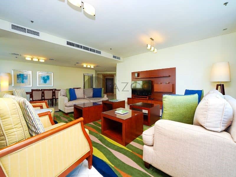 位于朱美拉海滩住宅（JBR），阿尔法坦海洋塔，蓝色海滩大厦 3 卧室的公寓 420000 AED - 6720331