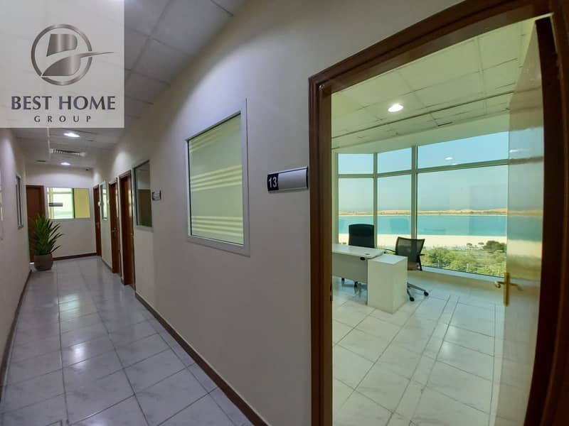 Fantastic Brand New Office Units for lease in corniche al khalidIya