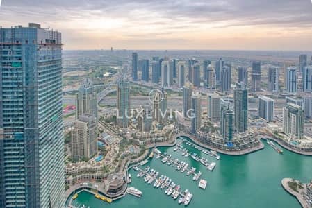4 Bedroom Penthouse for Rent in Dubai Marina, Dubai - Fully Furnished | Marina Views | High Floor Unit