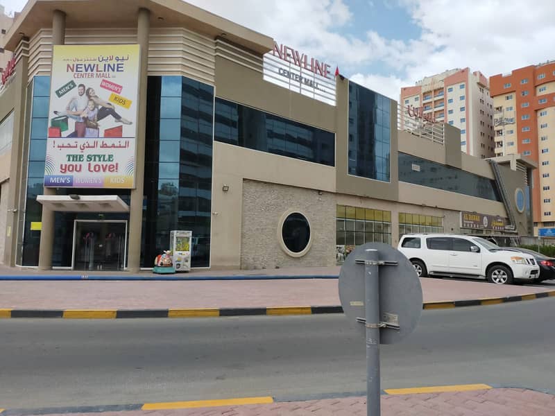 A commercial showroom in Al Nuaimia, Al Ittihad Street, on main streets