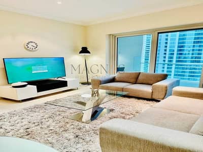 2 Bedroom Apartment for Rent in Dubai Marina, Dubai - TOP FLOOR | FULLY FURNISHED | CHILLER FREE