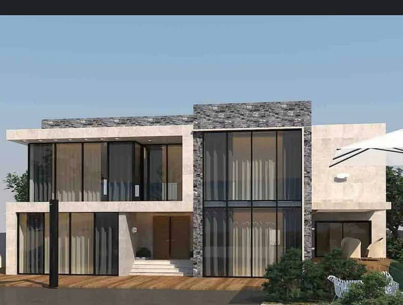 FRURNICHED MODERN VILLA IN WARQA (5 bed+hall+living +dining+maids room)