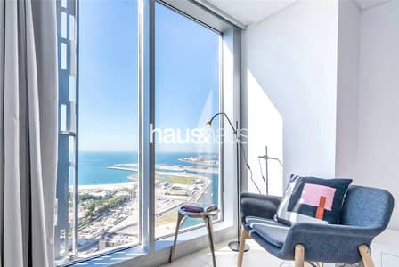 1 Bedroom Flat for Rent in Dubai Marina, Dubai - Fully Furnished| Marina and Sea View| Vacant March