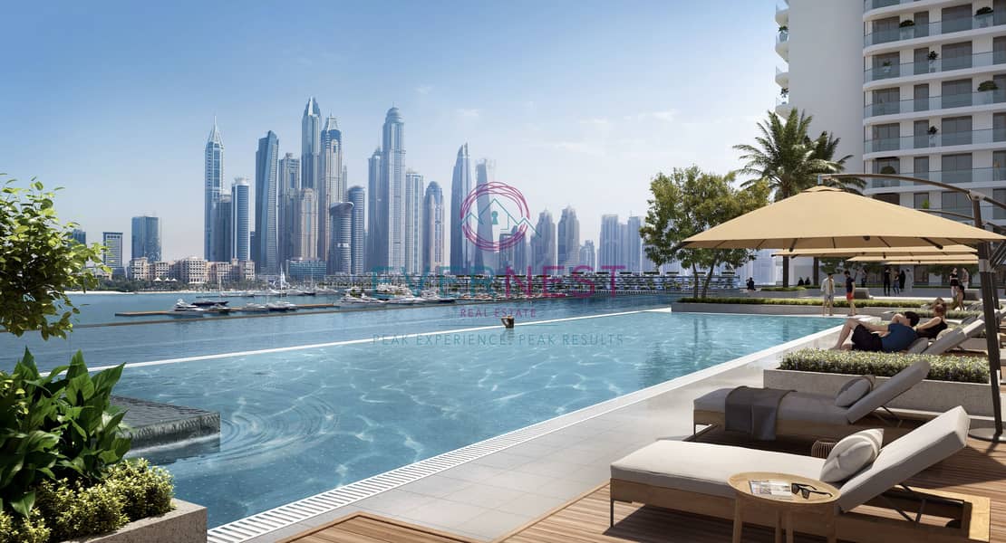 位于迪拜港，艾玛尔海滨社区，皇宫海滩公寓 1 卧室的公寓 2350000 AED - 6377904