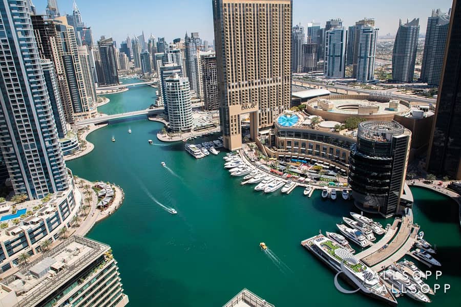 位于迪拜码头，滨海码头综合区，滨海码头西楼 3 卧室的顶楼公寓 4350000 AED - 6747856