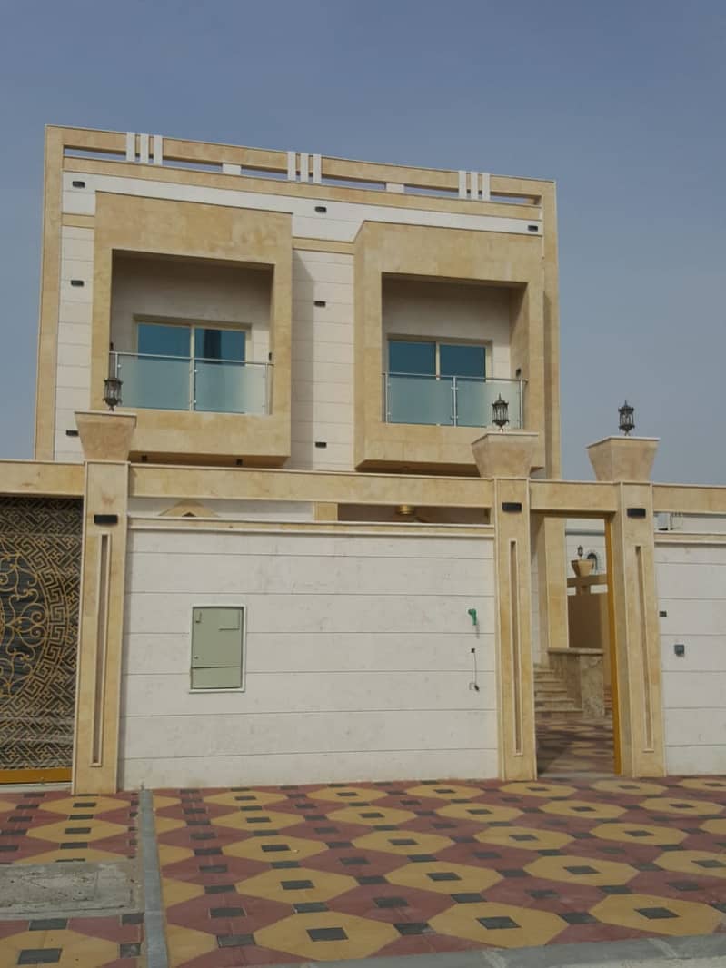 At a snapshot price and without down payment, a villa near the mosque is one of the most luxurious villas in Ajman, with a palace design, with super d