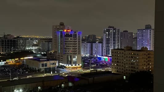 1 BHK Ajman Pearl Towers 20,000/- With Balcony - With Car Parking 4 and 6 Cheques