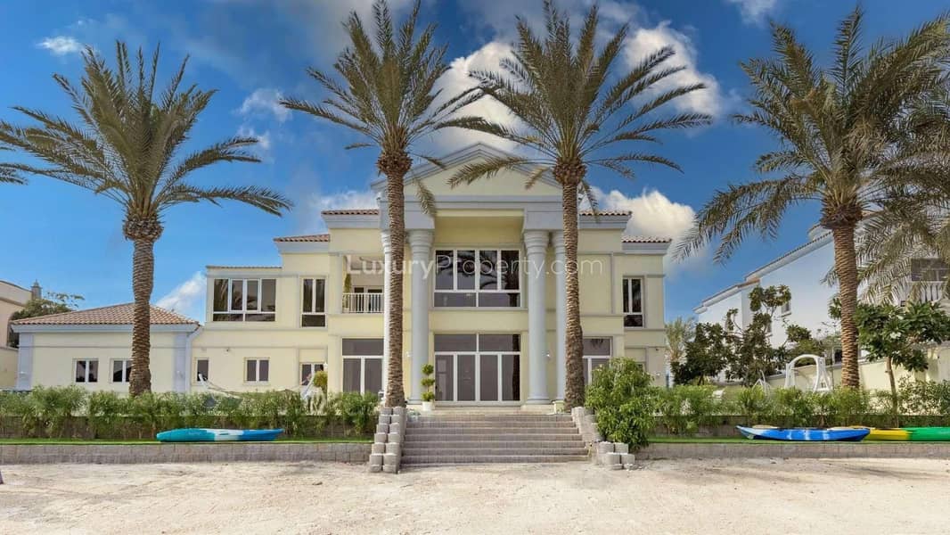 Rare Villa I Extended Plot I Burj Al Arab View
